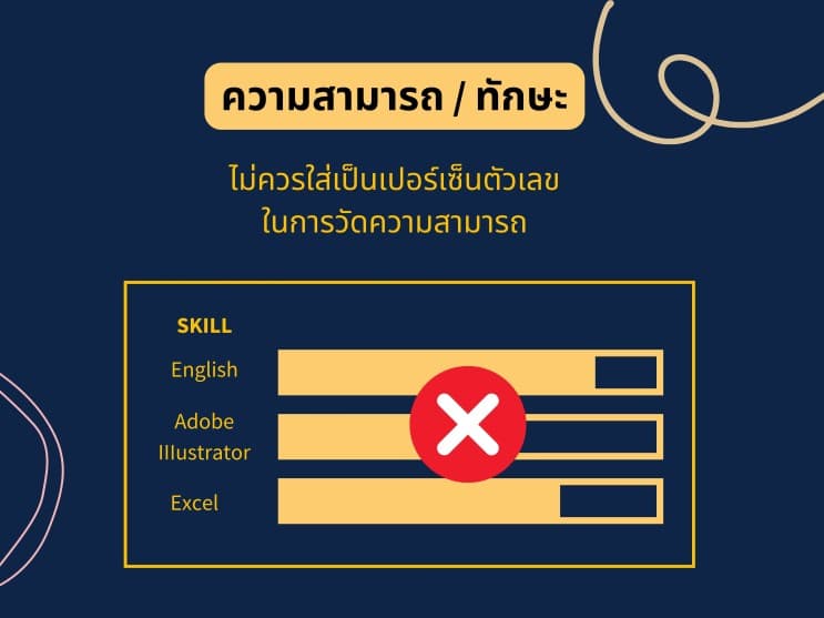 ออกแบบเรซูเม่ยังไงดี ให้ได้เรียกไปสัมภาษณ์สวยๆ - 5. Skill ทักษะและความสามารถต่างๆ