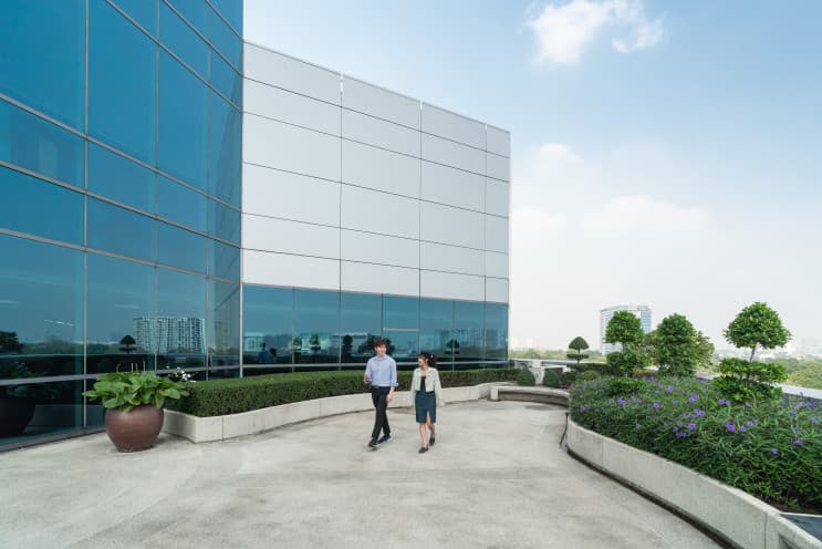 พาทัวร์ออฟฟิศ EGCO Group บริษัทไฟฟ้าและพลังงานชั้นนำ ตอบโจทย์ทุกไลฟ์สไตล์ของคนทำงาน - ห้องอาหารสุดอบอุ่น พื้นที่พักเติมพลังกาย