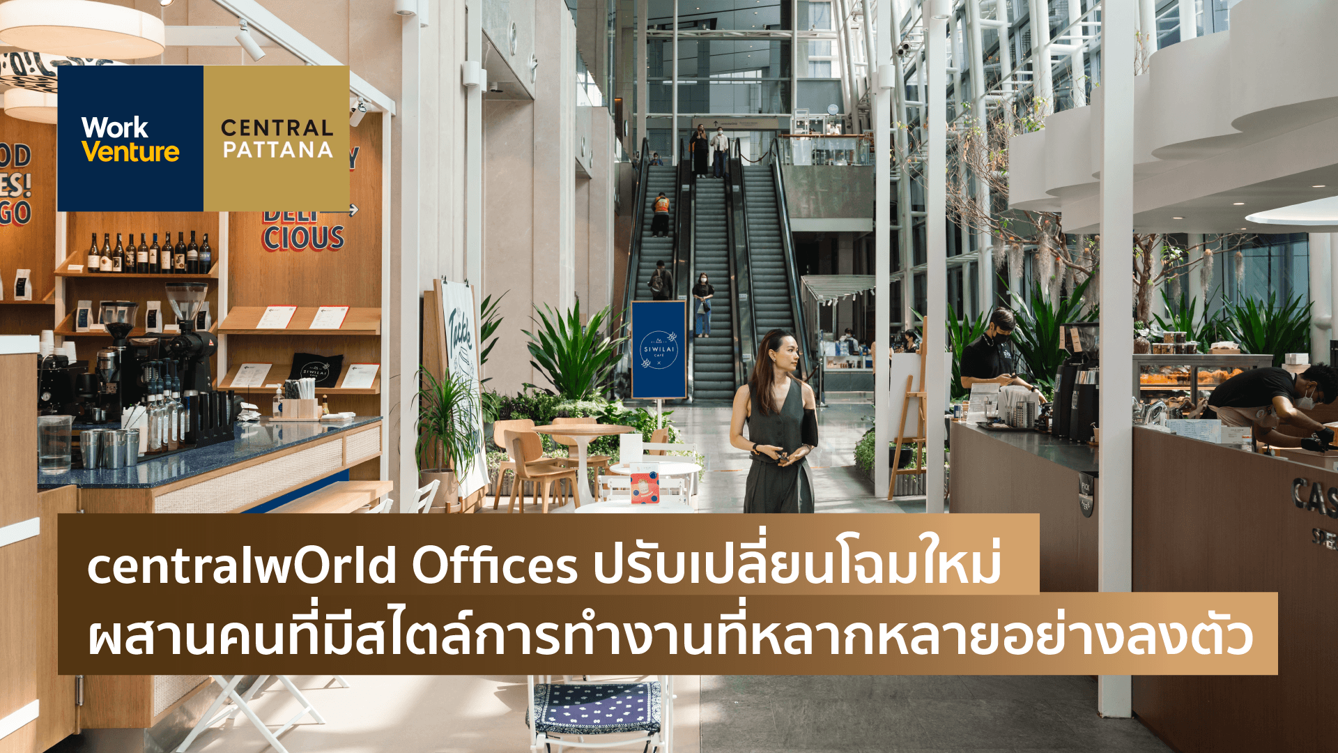 centralwOrld Offices ปรับเปลี่ยนโฉมใหม่ผสานคนที่มีไลฟ์สไตล์การทำงานที่หลากหลายอย่างลงตัว