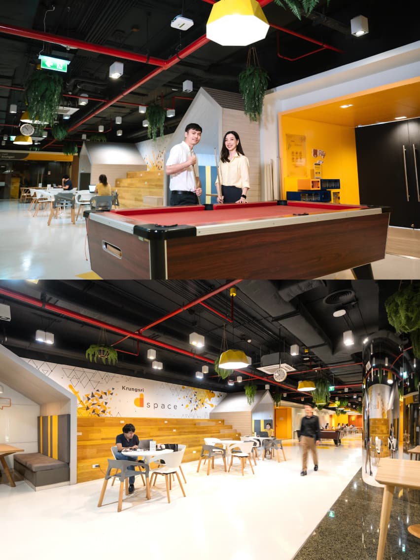 G.L.O.W. Together at Krungsri : Workplace ที่พร้อมเคียงข้างคุณในทุกช่วงของการเติบโต - Green Space พร้อมวิวแม่น้ำเจ้าพระยา ทอดยาวสุดลูกหูลูกตา